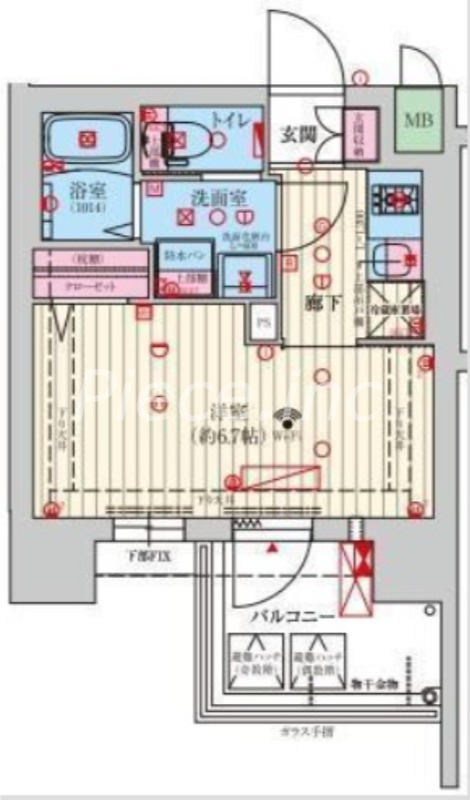 3階の間取り図