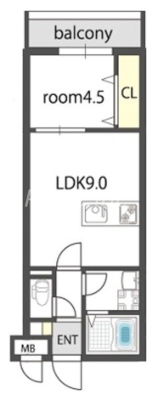 3階の間取り図