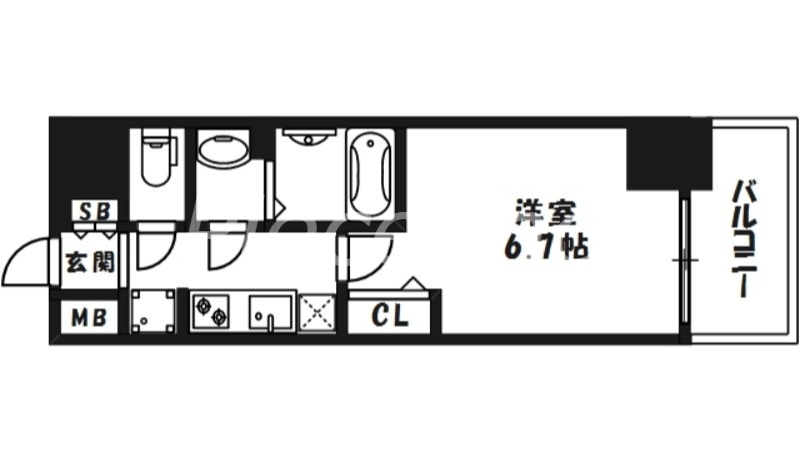 2階の間取り図