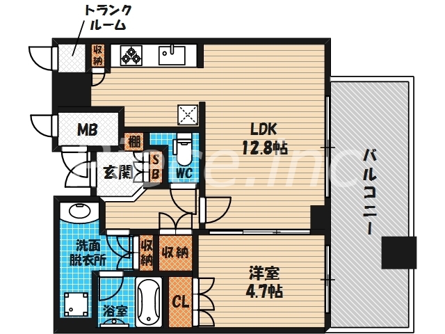 16階の間取り図