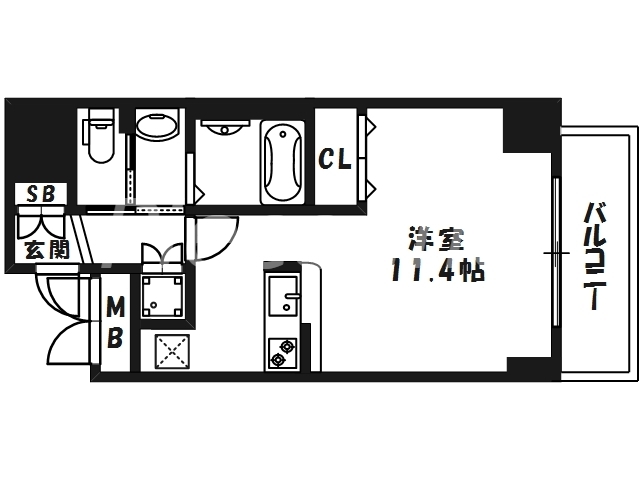 5階の間取り図