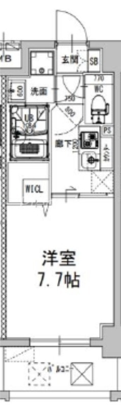4階の間取り図