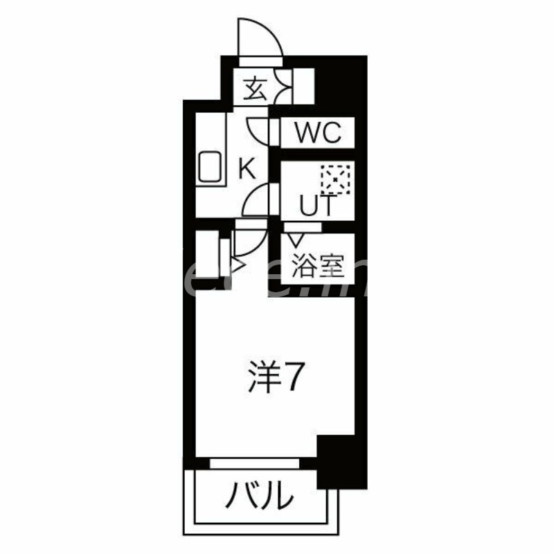 3階の間取り図