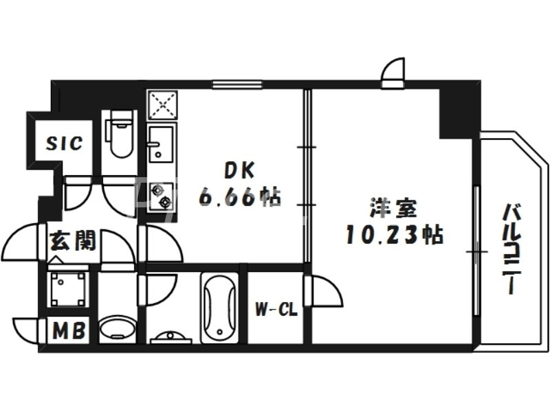 10階の間取り図