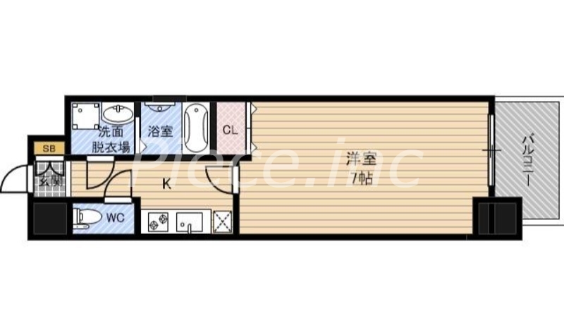 4階の間取り図