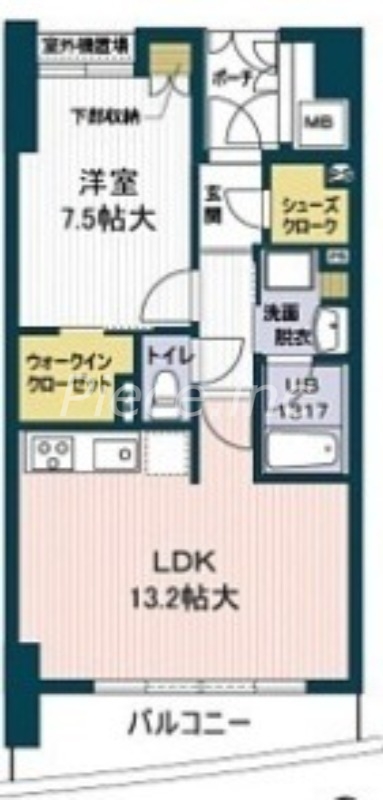 7階の間取り図