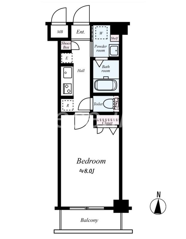 1階の間取り図