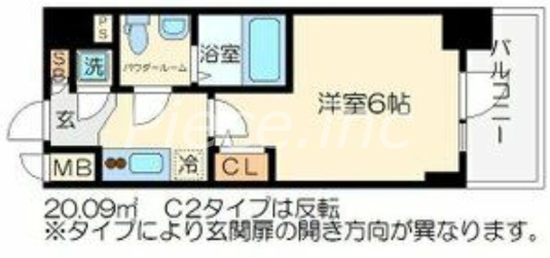 12階の間取り図