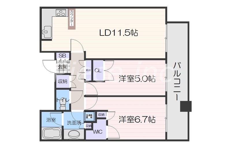 12階の間取り図