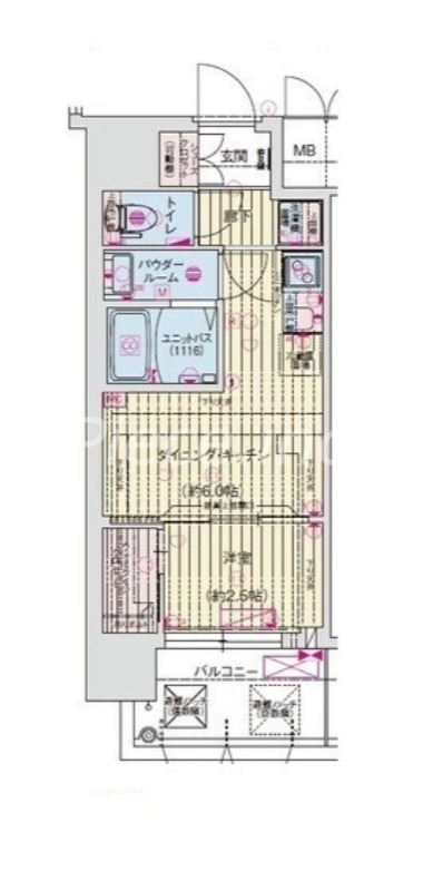 4階の間取り図