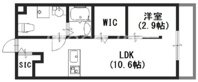 1階の間取り図