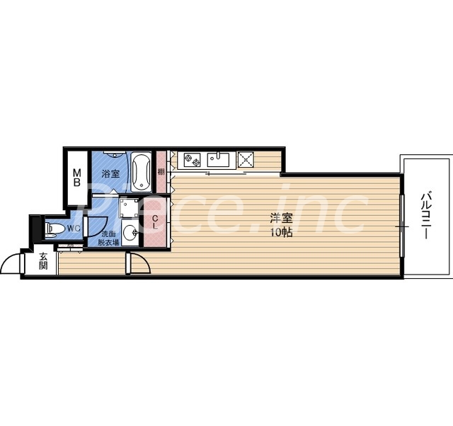 3階の間取り図
