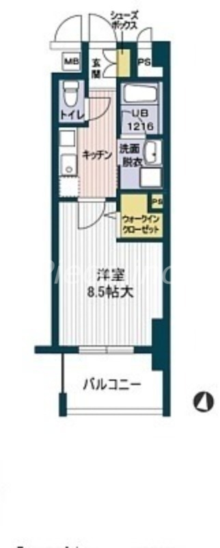 2階の間取り図
