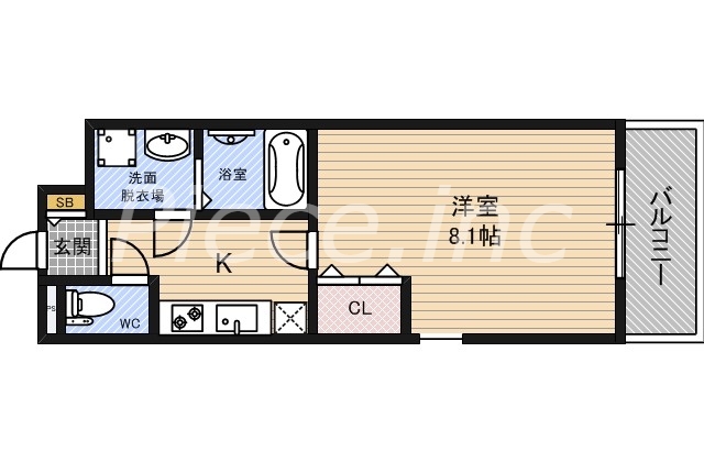 1階の間取り図