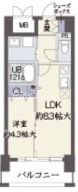 3階の間取り図