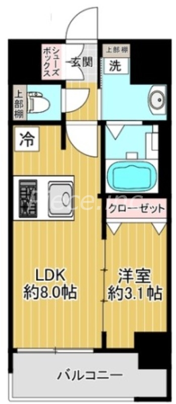 4階の間取り図