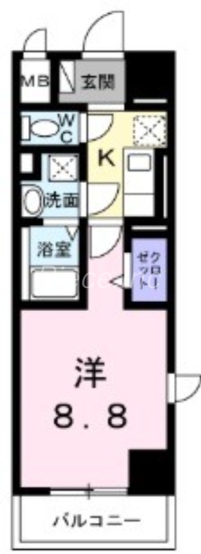 2階の間取り図