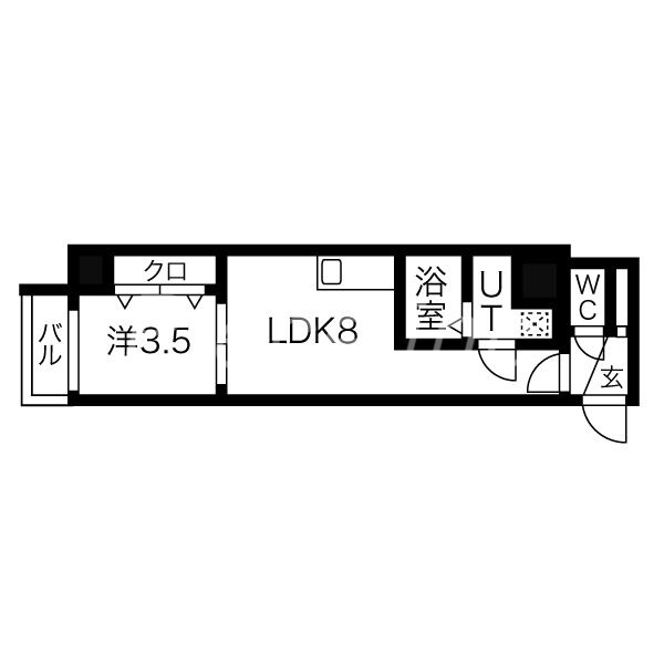 4階の間取り図