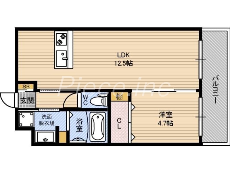 5階の間取り図