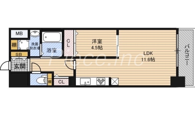 3階の間取り図