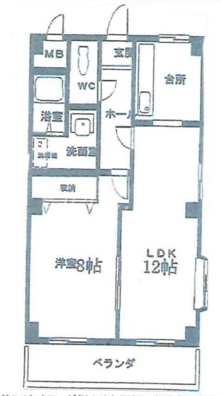 4階の間取り図