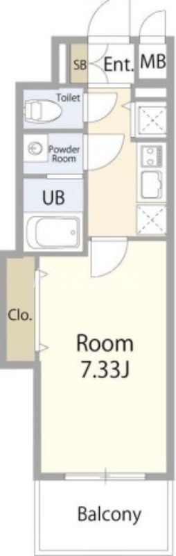 5階の間取り図