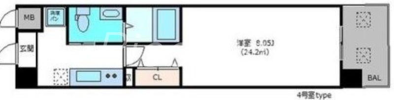 6階の間取り図