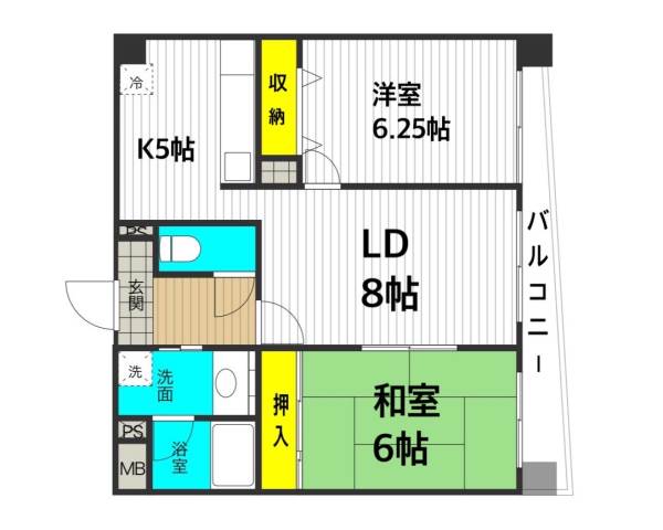 5階の間取り図