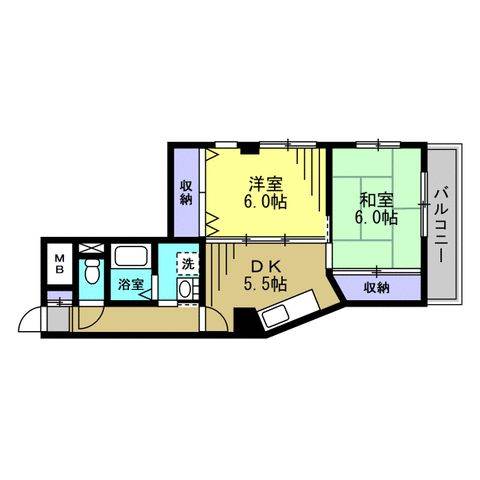 1階の間取り図