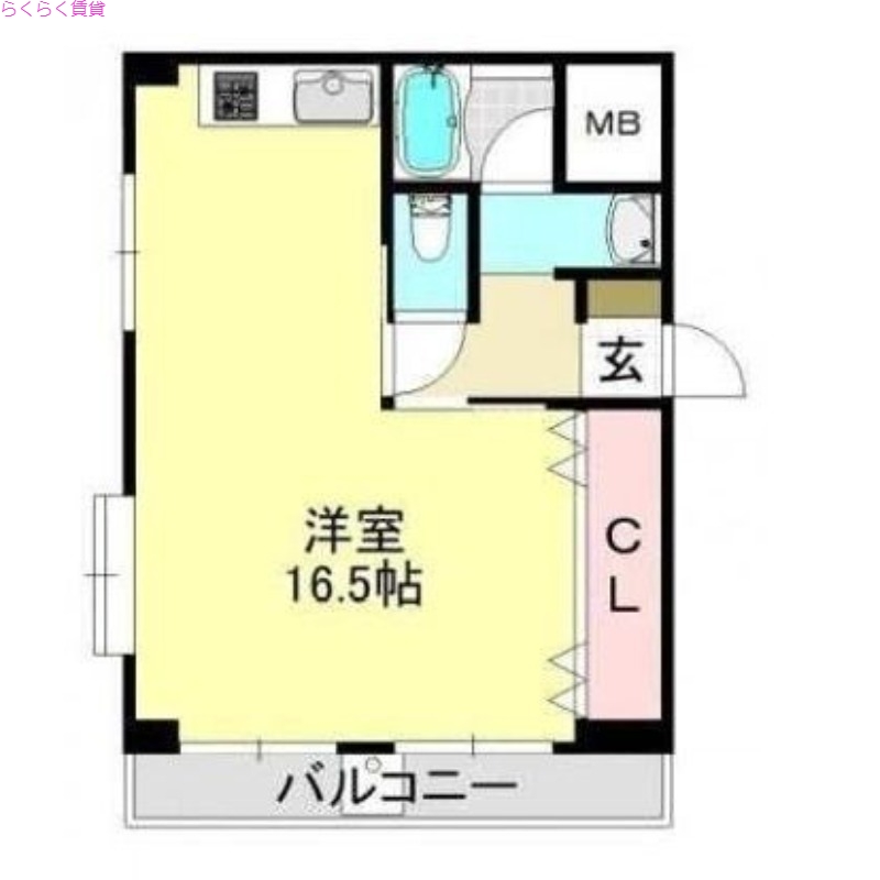 2階の間取り図