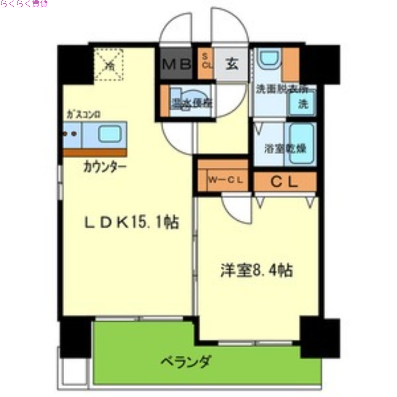 2人でも住みやすい振分タイプです!