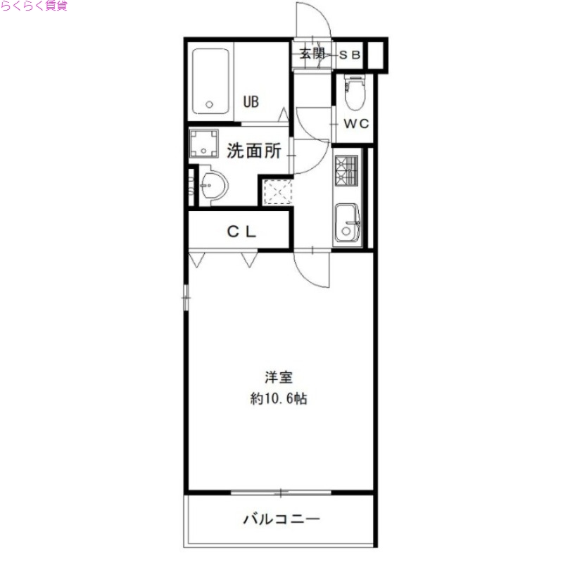 3階の間取り図