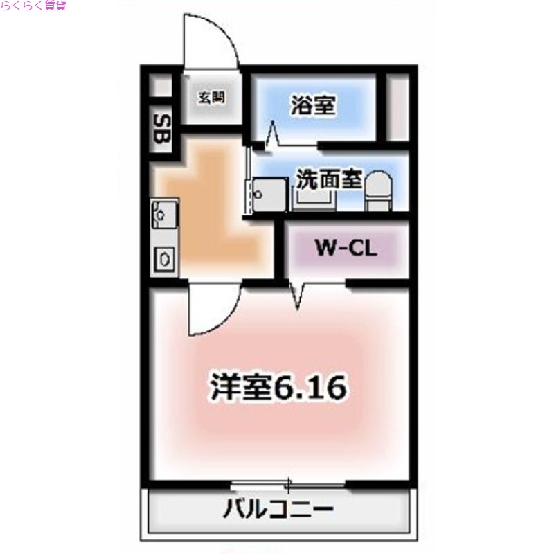 2階の間取り図