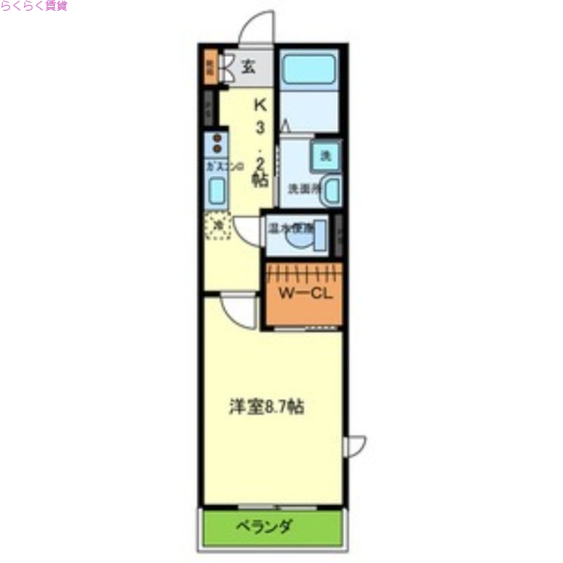1階の間取り図