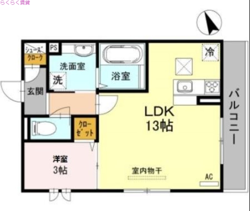 1階の間取り図