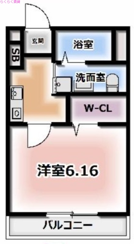 7階の間取り図