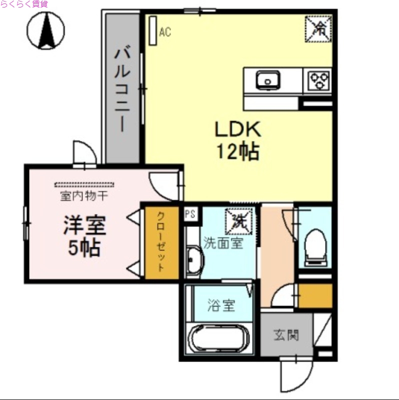 3階の間取り図