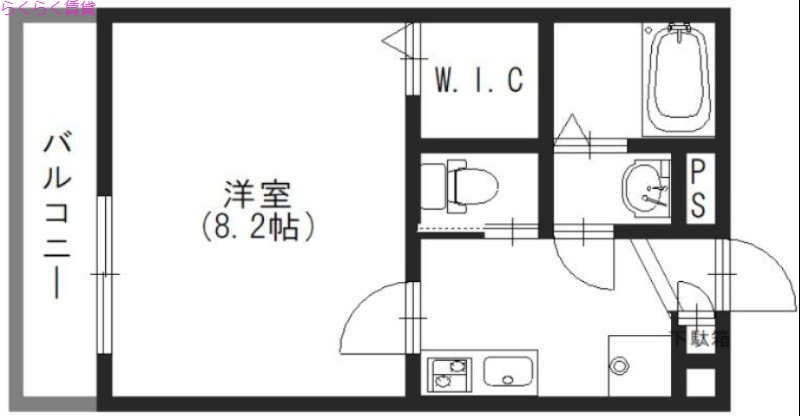 壁芯がないので角まで有効利用可能です