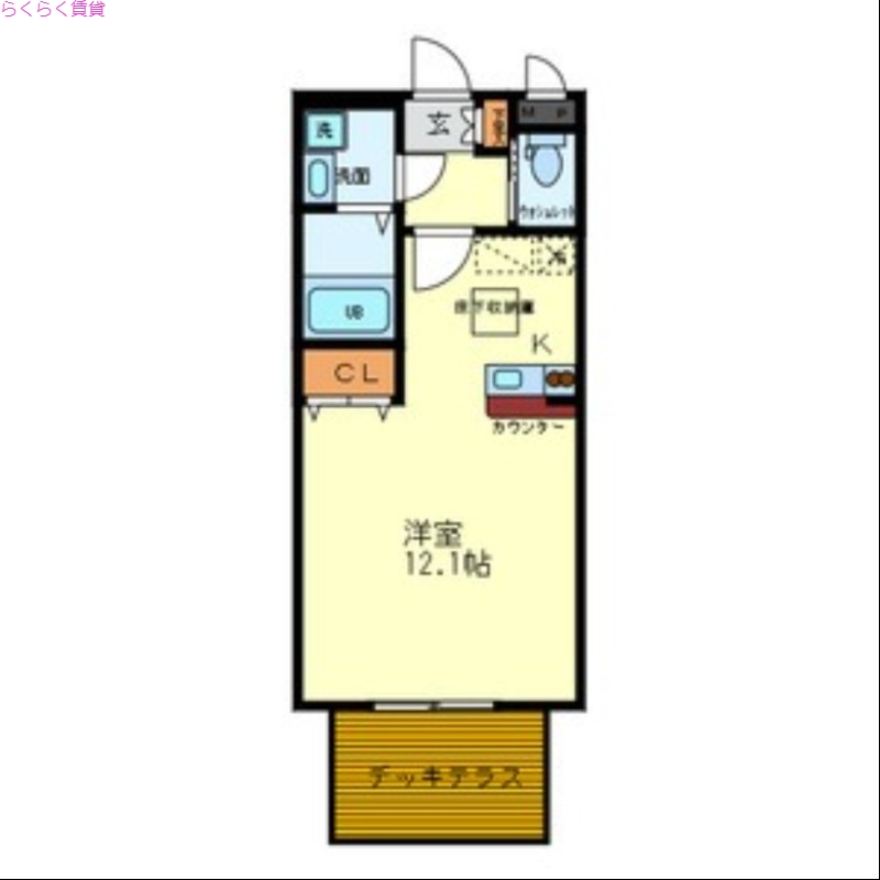 1階の間取り図
