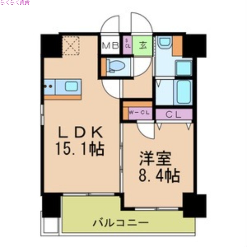 2人でも住みやすい振分タイプです!