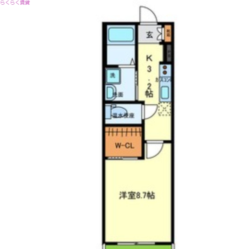 1階の間取り図