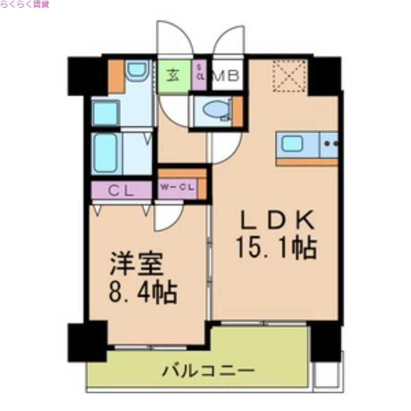 2人でも住みやすい振分タイプです!