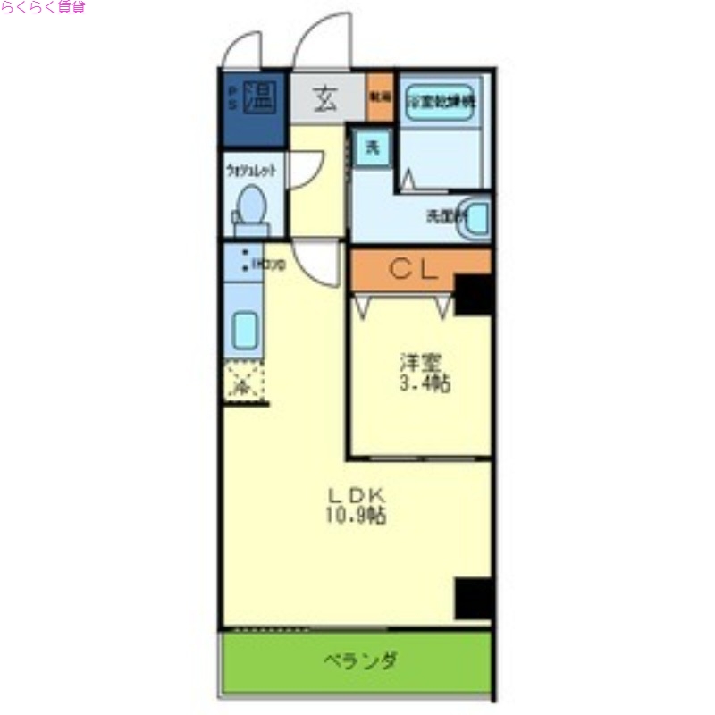 9階の間取り図