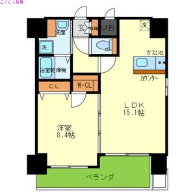 2人でも住みやすい振分タイプです!