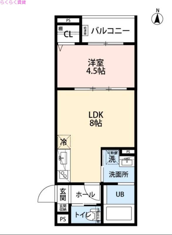 2階の間取り図