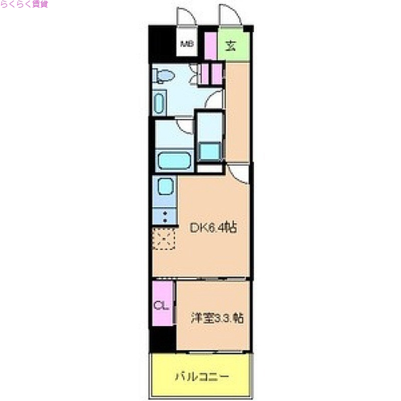 5階の間取り図