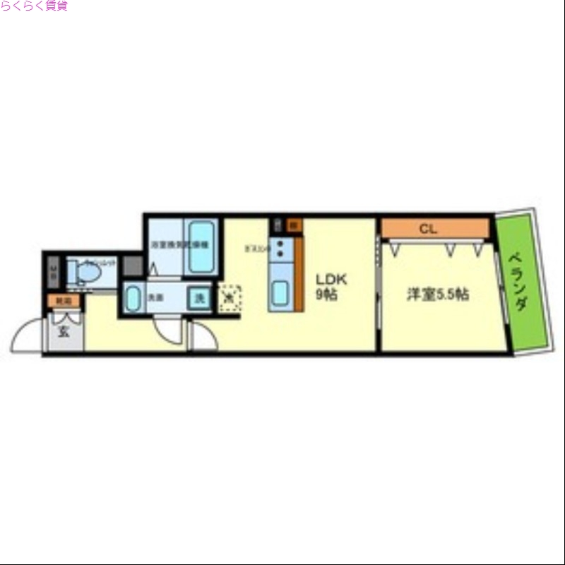 5階の間取り図
