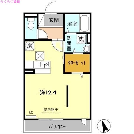 1階の間取り図