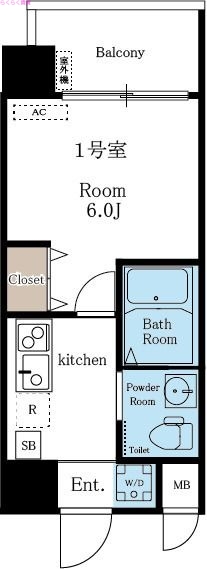 7階の間取り図