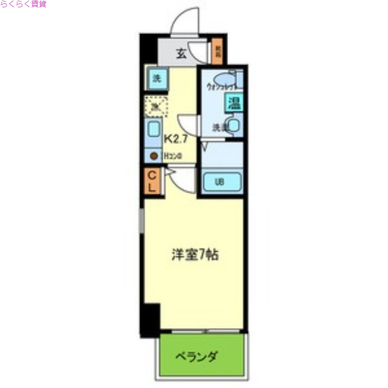 6階の間取り図